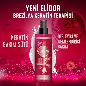 Elidor Brezilya Keratin Terapisi Sıvı Saç Bakım Sütü 200 ml