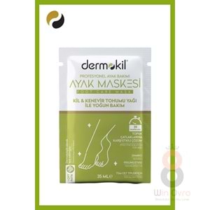 Dermokil Kil & Kenevir Yağlı Ayak Maskesi 35 ml.