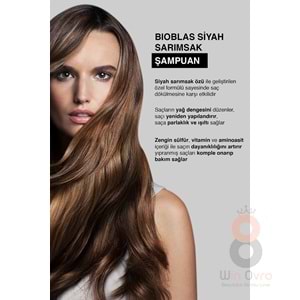 Bioblas Siyah Sarımsak Şampuanı 1000 Ml Saç Dökülmesine Karşı Yoğun Förmül