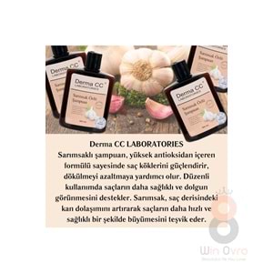 Derma CC Laboratories Sarımsak Özlü Saç Güçlendirici Bakım Şampuanı 500 Ml