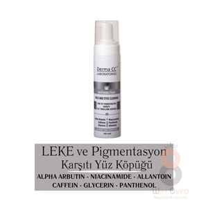 Derma CC Laboratories Whıtenıng Foam Face And Eyes Cleansıng - Leke Karşıtı Cilt Bakım Köpüğü 200 ml Derma CC Laboratories Whıtenıng Foam Face And Eyes Cleansıng - Leke Karşıtı Cilt Bakım Köpüğü 200 ml