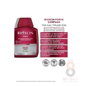 Bioxcin Forte Yoğun Saç Dökülmesine Karşı Bakım Şampuanı 300 Ml - 3 Al 2 Öde