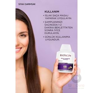 Bioxcin Siyah Sarımsak Şampuan 3x300 Ml - Saç Dökülmesi Şampuanı