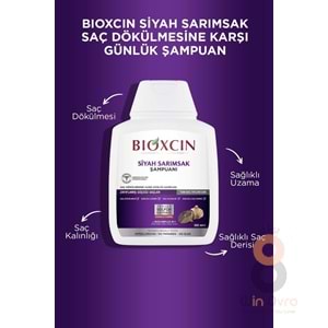 Bioxcin Siyah Sarımsak Şampuan 3x300 Ml - Saç Dökülmesi Şampuanı