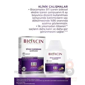 Bioxcin Siyah Sarımsak Şampuan 3x300 Ml - Saç Dökülmesi Şampuanı