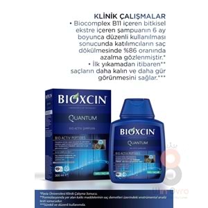 Bioxcin Quantum Şampuan 3 Al 2 Öde Yağlı Saçlar Için 3x300 Ml - Ince Telli Saçlar Için Dökülme Şampuanı