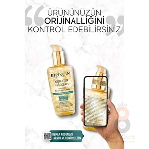 Bioxcin Keratin & Argan Onarıcı Saç Bakım Yağı 150 ml Yıpranmış ve Hasar Görmüş Saçlar