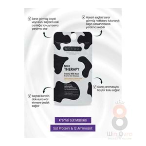 Morfose Milk Therapy Kremsi Süt Saç Maskesi 25 ml