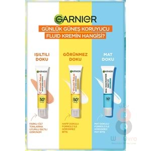 Garnier Saf Ve Temiz Bha Niasinamid Günlük Güneş Koruyucu Fluid Yüz Kremi Spf50 40ml
