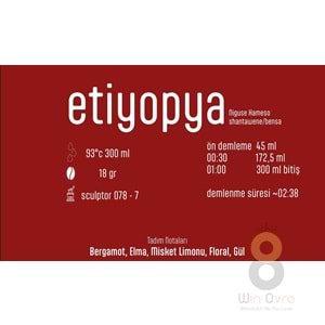 Pines Micro Roastery - Etiyopya Shantawene Filtre Çekirdek Kahve