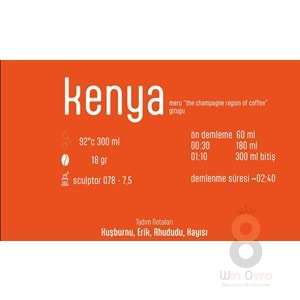 Pines Micro Roastery - Kenya Gitugu Filtre Çekirdek Kahve