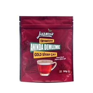 Lazona Anında Demleme Çay Tiryakisine Klasik Gold Siyah Çay 50 Gr. 25'li Tek Dem Paketi