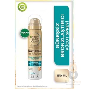 Garnier Ambre Solaire Natural Bronzer Güneşsiz Bronzlaştırıcı Sprey 150ml