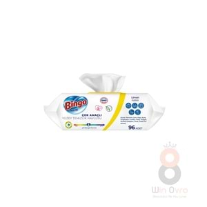Bingo Yüzey Temizleme Havlusu Limon Kokulu 96 Adetli 1 Paket