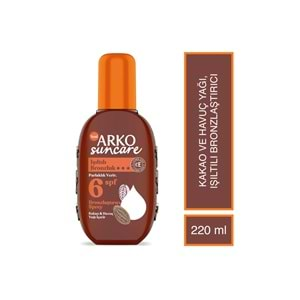 Arko Suncare Spf6 Bronzlaştırıcı Güneş Yağı Sprey 220 ml