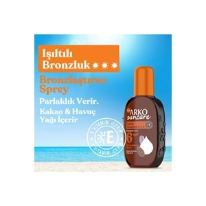 Arko Suncare Spf6 Bronzlaştırıcı Güneş Yağı Sprey 220 ml