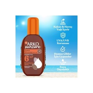 Arko Suncare Spf6 Bronzlaştırıcı Güneş Yağı Sprey 220 ml