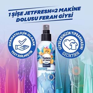 Yumoş Jet Fresh Giysi Spreyi Lilyum 200 ml
