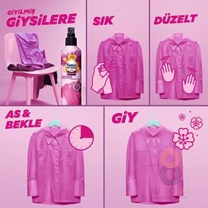Yumoş Jet Fresh Giysi Spreyi Orkide 200 ml.