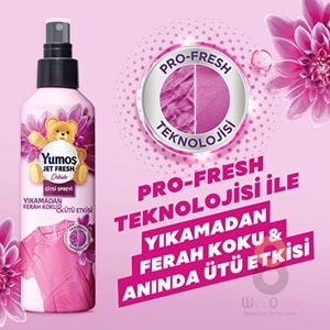 Yumoş Jet Fresh Giysi Spreyi Orkide 200 ml.