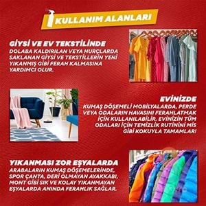 Yumoş Ev ve Tekstil Spreyi Amber 450 ml