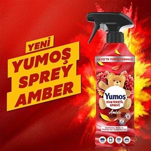 Yumoş Ev ve Tekstil Spreyi Amber 450 ml