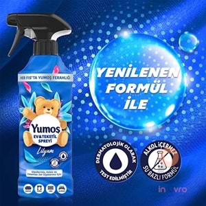 Yumoş Ev ve Tekstil Spreyi Lilyum 450 ml
