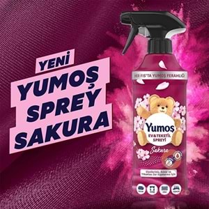 Yumoş Ev ve Tekstil Spreyi Sakura 450 ml