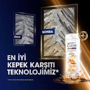 Clear Şampuan Saç Dökülmesine Karşı Zencefil Özü 350 ml