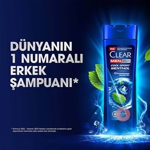 Clear Men Şampuan Cool Sport Menthol 350 ml
