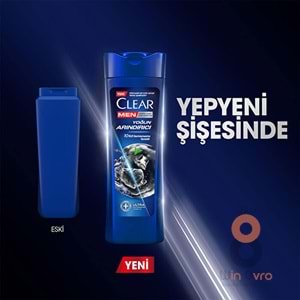 Clear Men Şampuan Yoğun Arındırıcı Kömür Kepeğe Karşı Etkili 350 ml