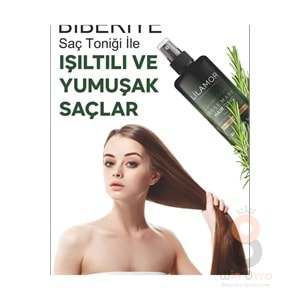 Lilamor Biberiye Suyu Dökülme Karşıtı ve Hızlı Uzamaya Yardımcı Tonik 250ml