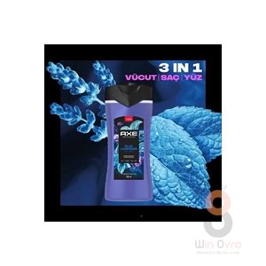 Axe Premium Collection Duş Jeli Blue Lavender 3 in 1 Vücut Saç Yüz 300 ml