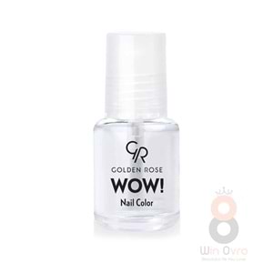 Golden Rose Wow Nail Color - Clear - Mini Oje 6 ml.
