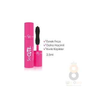 Golden Rose So Cute Full Body Volume Length&Curl Mascara - Black - Mini Maskara