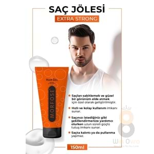 Morfose Extra Strong Saç Jölesi 150 ml - Hızlı Tutuş