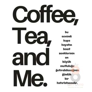 Win Ovro Premium Ultra Beyaz Porselen Kupa Bardak Çift Yönlü Baskılı - Coffee Tea and Me
