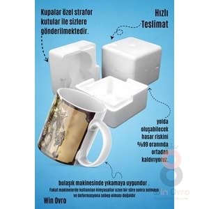 Win Ovro Premium Beyaz Porselen Hediye Çift Yön Baskılı Kupa Bardak - Knight Online Human Karus 04