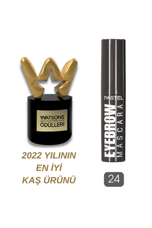 Pastel Eyebrow Mascara - Kaş Maskarası 24 Deep Brown