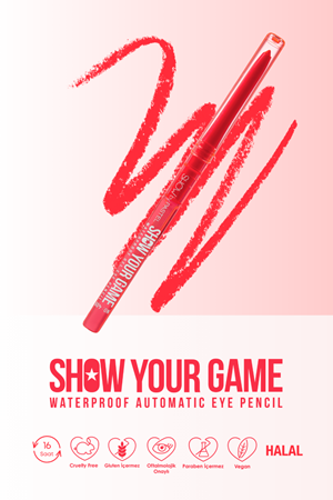 Show By Pastel Show Your Game Waterproof Gel Eye Pencil - Suya Dayanıklı Jel Göz Kalemi 409 0.28 g