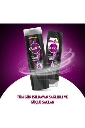 Elidor Superblend Saç Bakım Şampuanı Esmer Parlaklık E Vitamini Chia Tohumu Yağı Melanin 400 ml