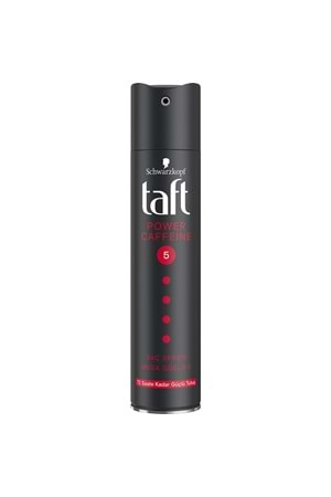 Taft Power Kafein Sprey 250 Ml Kalıcı Tutuş Saç Spreyi