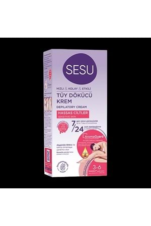 Sesu Tüy Dökücü Krem Sensitive Hassas Ciltler 40ml
