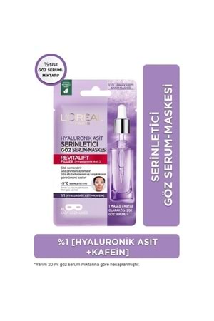 Loreal Paris Revitalift Fillr Serinletici Göz Serum Maske