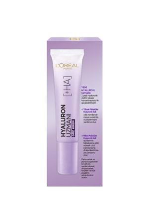 Loreal Paris Hyaluron Uzmanı Cilt Dolgunlaştıran Nemlendirici Göz Kremi 15ML