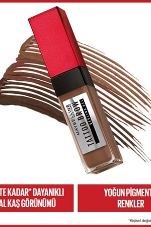 Maybelline New YorkTattoo Brow 36h Styling Gel - 257 Medium Brown