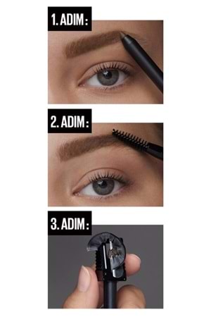 Maybelline New York Tattoo Brow 36h Kaş Kalemi 07 Deep Brown