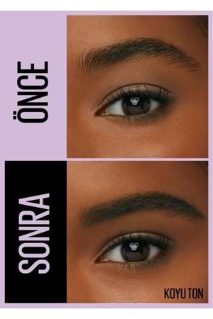 Maybelline New York Express Brow Satin Duo Çift Taraflı Kaş Kalemi - 04 Koyu Ton