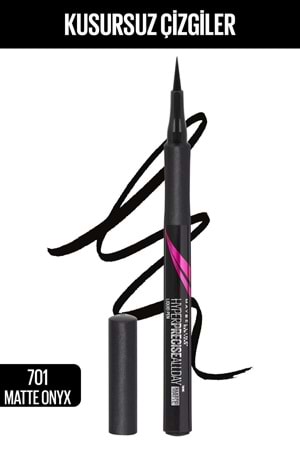 Maybelline New York Siyah Eyeliner - Hyper Precise All Day Eyeliner Matte Black