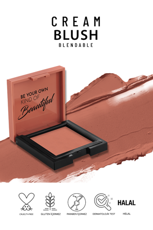 Pastel Cream Blush - Krem Allık 42 Rosery